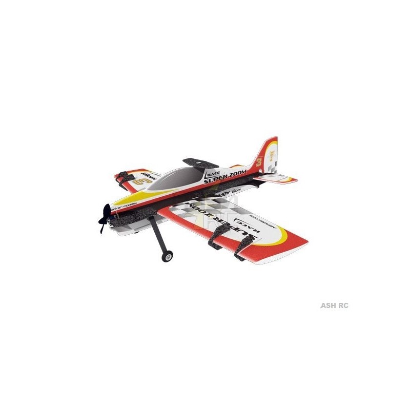 Aeroplano Hacker modello Super Zoom Race rosso ARF ca.1.00m