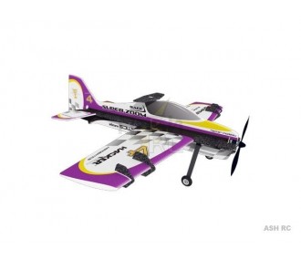 Avión Hacker modelo Super Zoom Race morado ARF aprox.1.00m