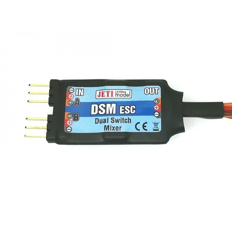 Dual power supply DSM ESC 10A Jeti