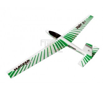 Swift verde aprox.2.00m ARF cubierto alas/alas Hacker ModeL