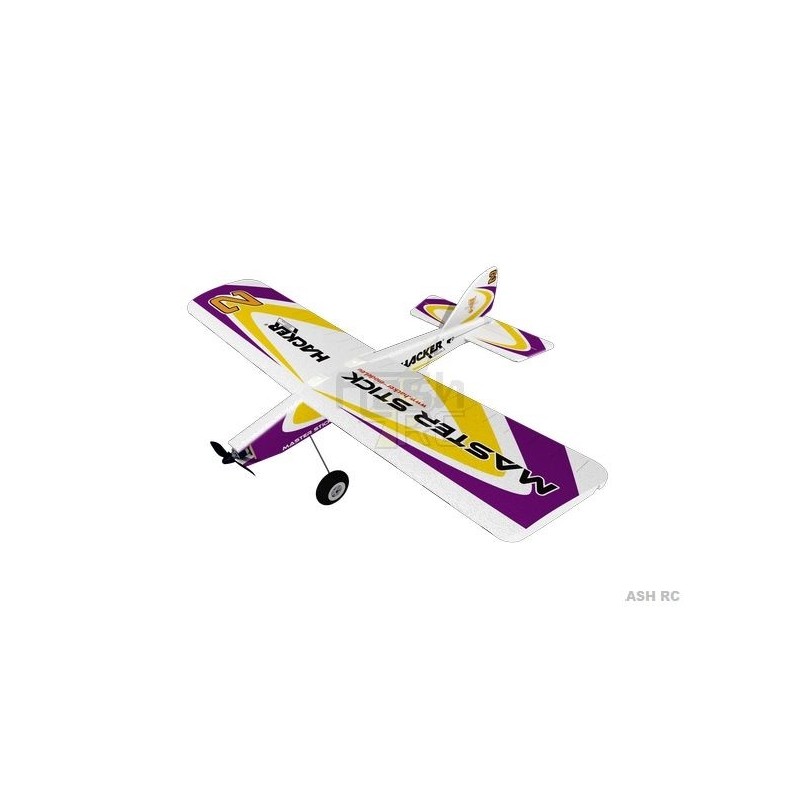 Aeroplano Hacker modello Master Stick viola ARF circa 1,20m