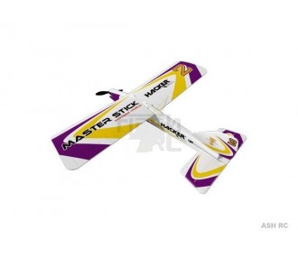 Aeroplano Hacker modello Master Stick viola ARF circa 1,20m