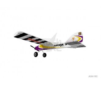 Aeroplano Hacker modello Master Stick viola ARF circa 1,20m