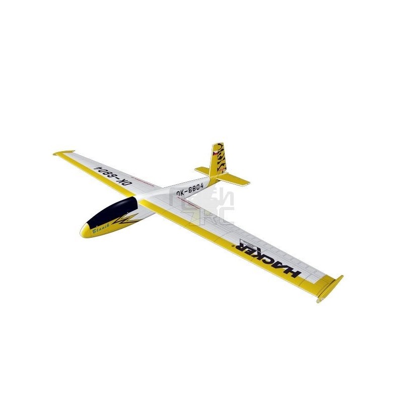 Blanik jaune env.2.00m ARF ailes/empennages recouverts Hacker ModeL