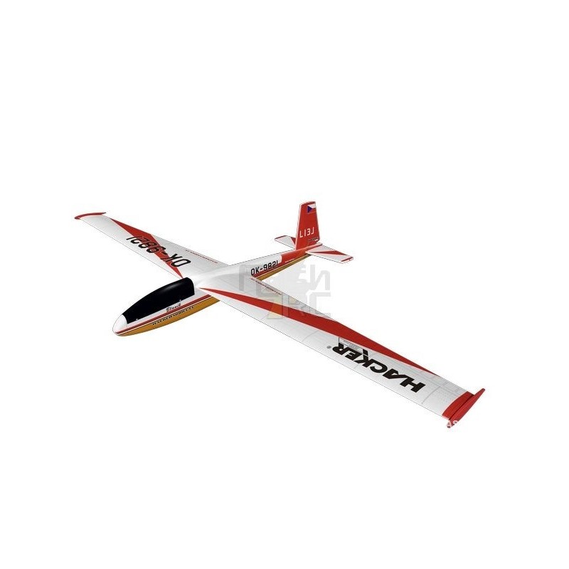 Blanik red approx.2.00m ARF covered wings/empennages Hacker ModeL