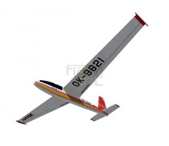 Blanik red approx.2.00m ARF covered wings/empennages Hacker ModeL