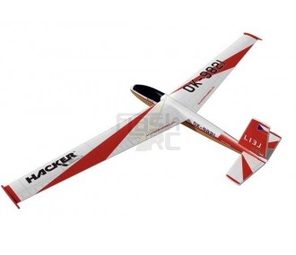 Blanik red approx.2.00m ARF covered wings/empennages Hacker ModeL