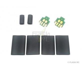 2 pole board for green MPX socket (2 pcs) Jeti