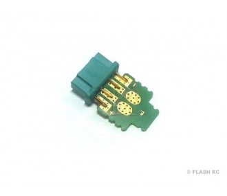 2 pole board for green MPX socket (2 pcs) Jeti