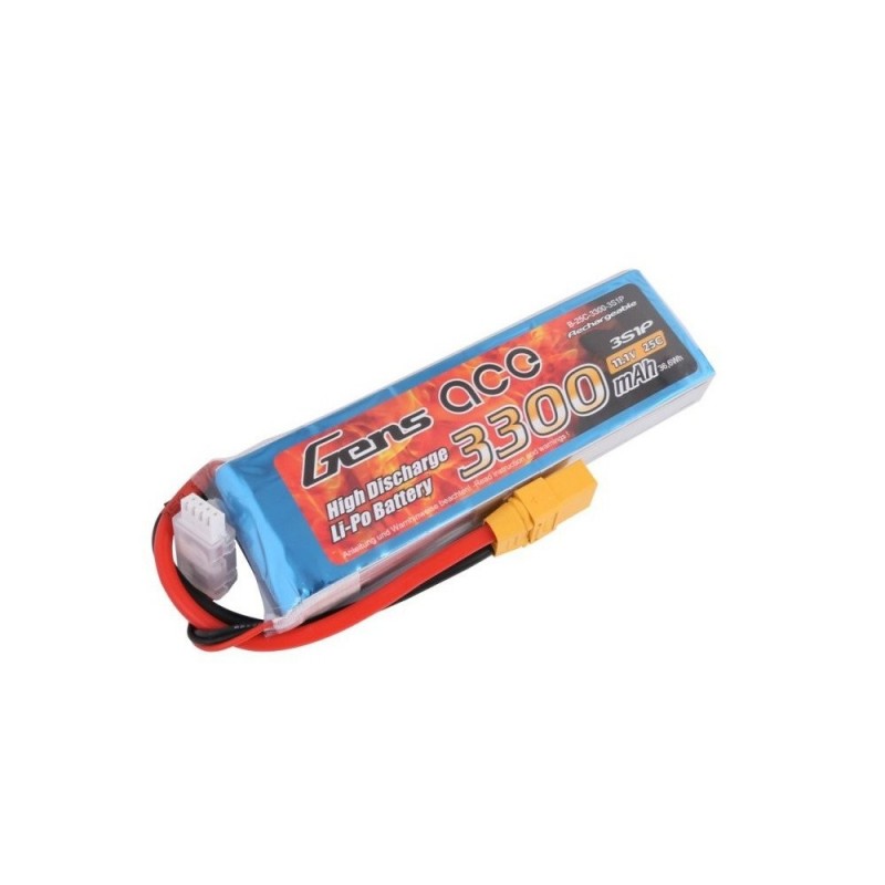 Akku Gens ace lipo 3S 11.1V 3300mAh 25C Steckdose XT90