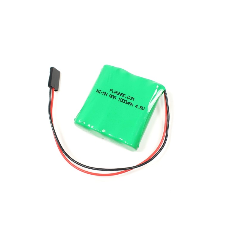 4.8V 1000mAh NiMh batería plana FLASH RC