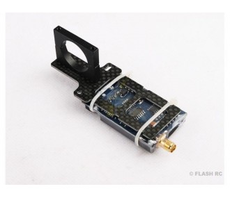 Support émetteur FPV pour tube Ø12mm