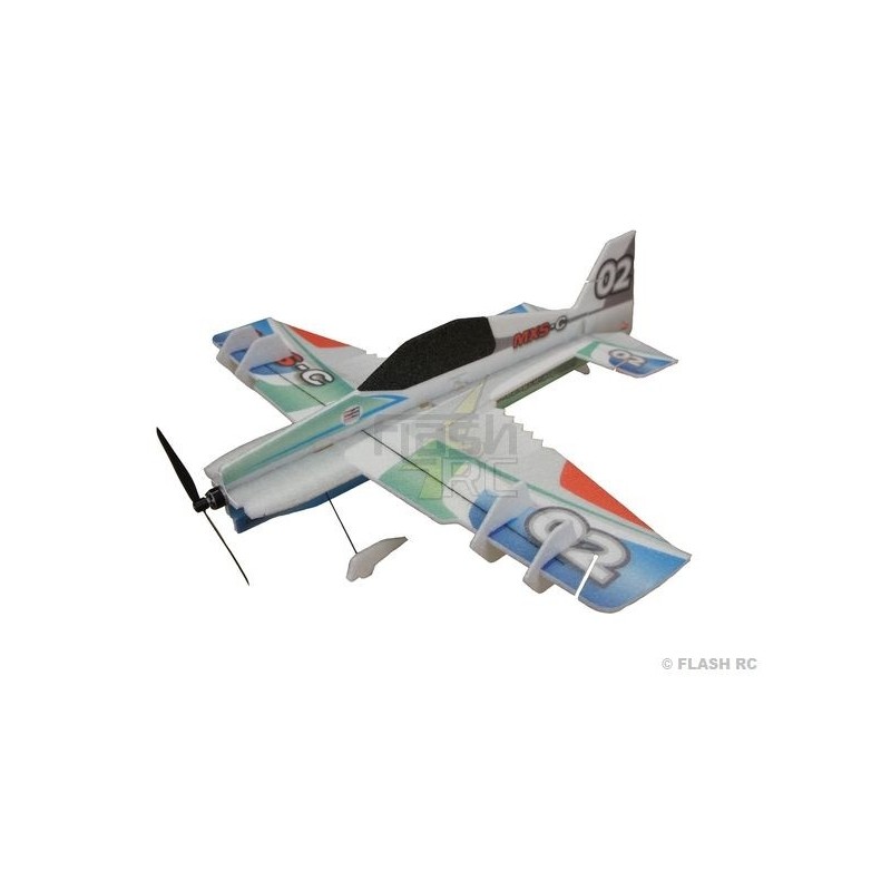 RC Factory MXS-C 'Mini Series' green/blue aircraft approx.0.60m