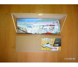 RC Factory MXS-C 'Mini Series' green/blue aircraft approx.0.60m