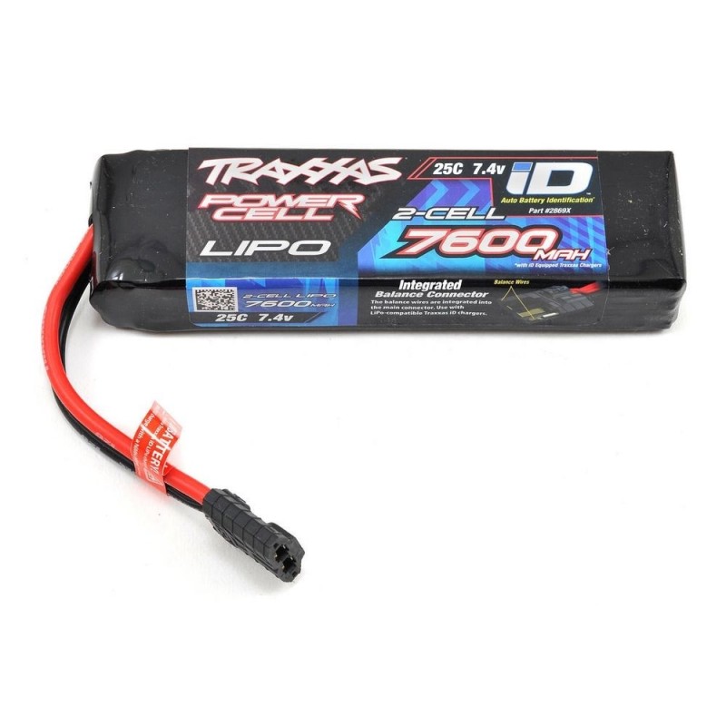 Traxxas Lipo Batería 7.4V 2S 7600mAh ID 2869X