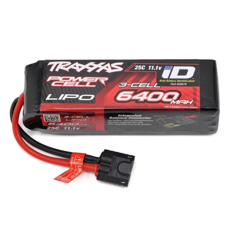 Batteria Lipo Traxxas 11.1V 3S 6400mAh ID 2857X