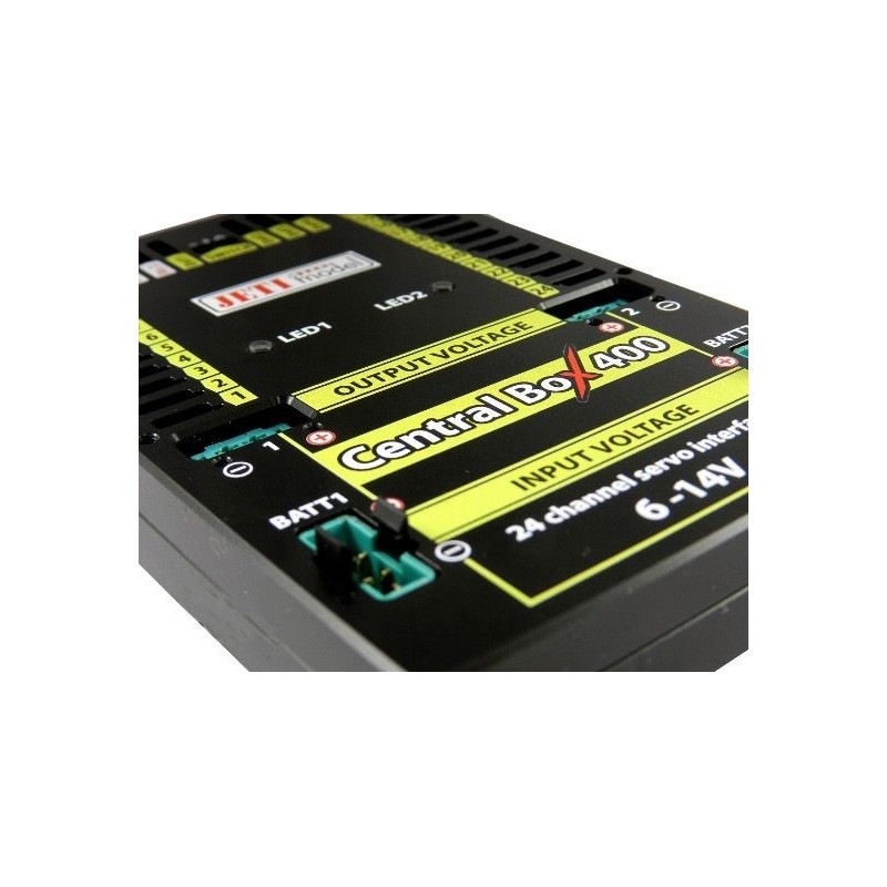 Emcotec R232 Box Box (Powerbox, Emcotec, Jeti, ...) - Central Box 400 Duplex 2.4EX + 2x ...