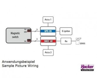 Duplex 2.4EX Jeti magnetic switch