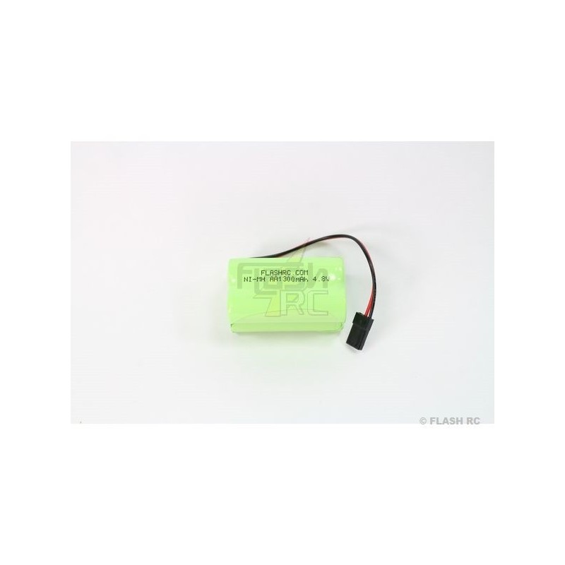 Batería 4,8V 1300mAh NiMh bloque AA FLASH RC