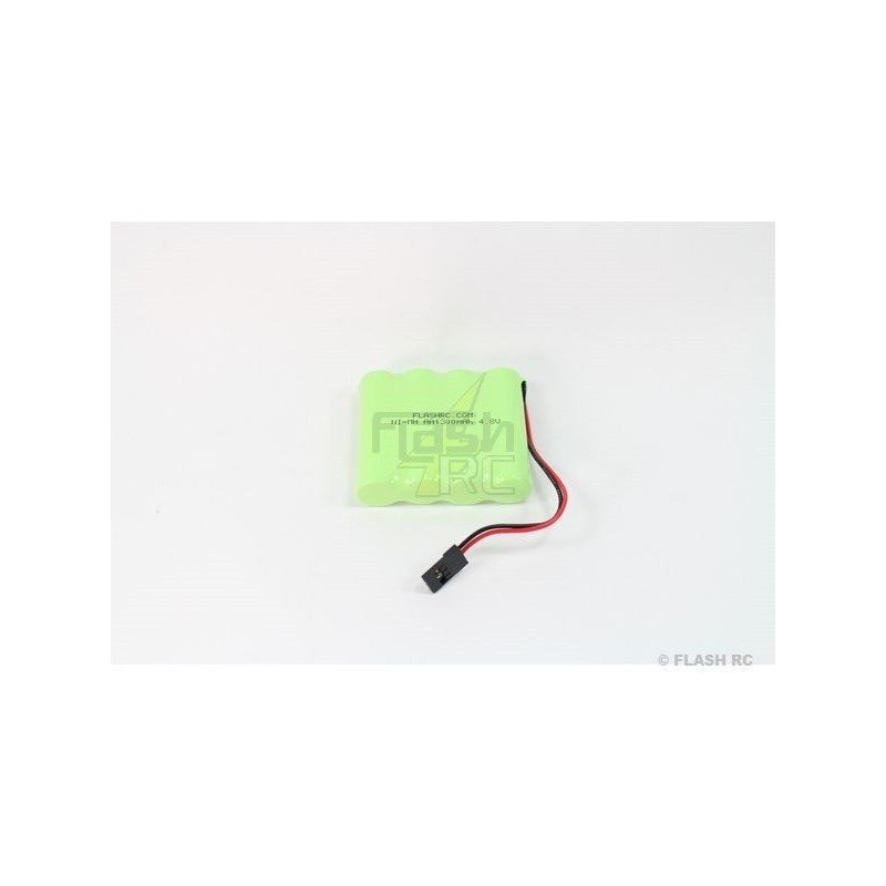 Batteria 4,8V 1300mAh NiMh piatta AA FLASH RC