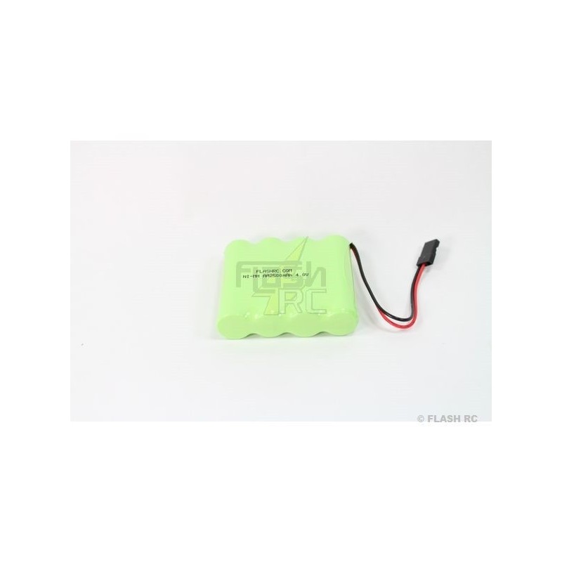 Batería 4,8V 2500mAh NiMh plana AA FLASH RC