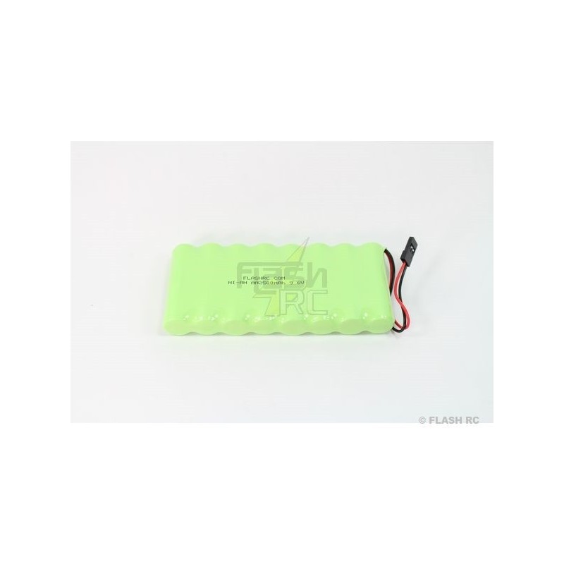 Tx 9,6V 2500mAh NiMh batteria piatta AA FLASH RC