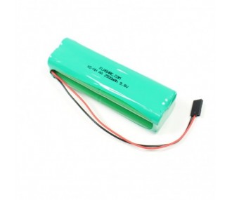 9,6V 2500mAh NiMh (UNI/JR) Batteria Tx in formato AA FLASH RC