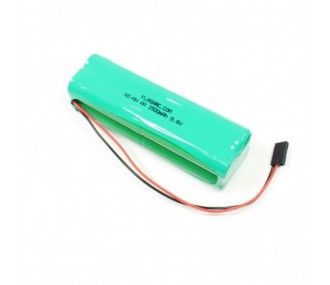 Batterie Tx 9,6V 2500mAh NiMh (UNI/JR) Format AA Block FLASH RC