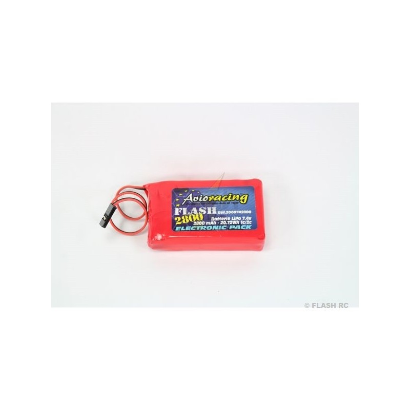 Batteria trasmettitore lipo 2S 2800mAh T14SG/T6J/T8J AVIO TIGER