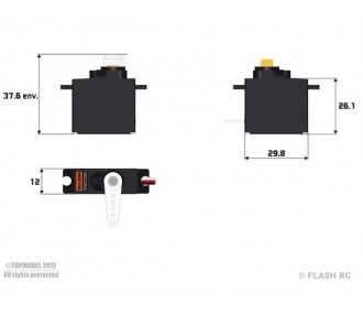 Servo Topmodel MS2810 MG