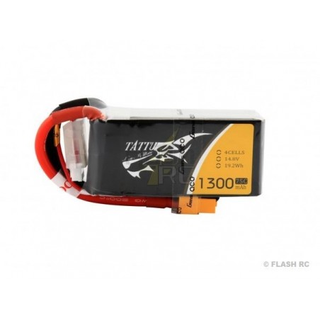 Batería LiPo Tattu 4S 2300mAh 75C 14.8V - Para Drones FPV, Cuadricópteros, Helicópteros Y Barcos RC