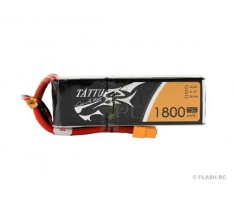 Battery Tattu lipo 3S 11.1V 1800mAh 75C socket xt60
