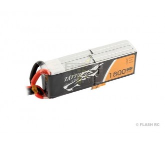 Battery Tattu lipo 4S 14.8V 1800mAh 75C socket xt60