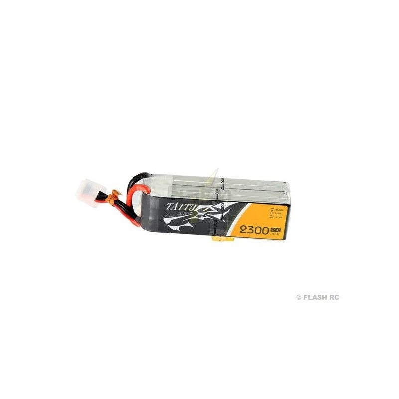 Batteria Tattu lipo 3S 11.1V 2300mAh 45C presa xt60