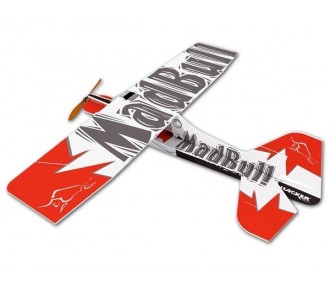 Modello di aereo Hacker Mad Bull rosso ARF ca.0,92m