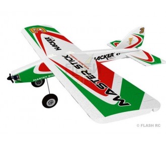 Aeroplano Hacker modello Master Stick verde ARF circa 1,20m