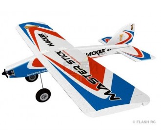 Aeroplano Hacker modello Master Stick blu ARF circa 1,20m