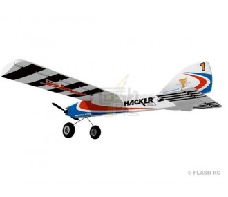 Aeroplano Hacker modello Master Stick blu ARF circa 1,20m