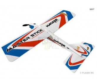 Aeroplano Hacker modello Master Stick blu ARF circa 1,20m