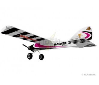 Avión Hacker modelo Master Stick negro ARF aprox.1.20m
