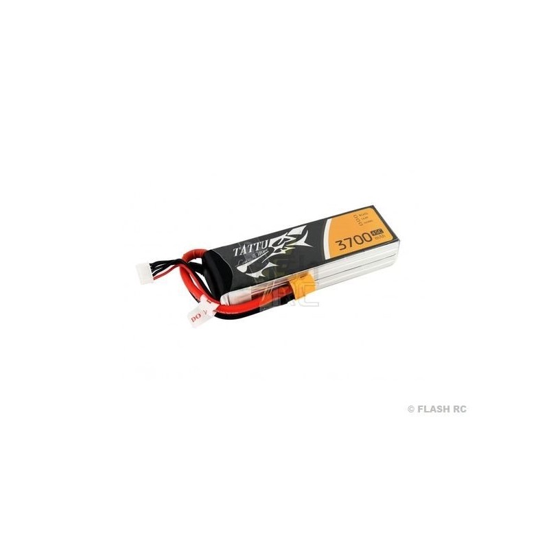 Akku Tattu lipo 4S 14.8V 3700mAh 45C Steckdose xt60