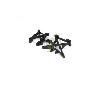 Supports d amortisseurs Av/Ar pour ECX 1/10 2WD Circuit, Ruckus, Torment