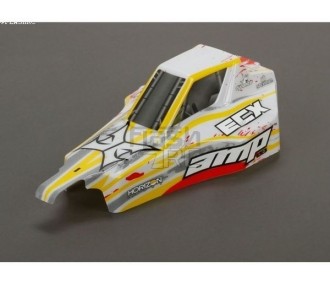 Carrocería blanco/rojo ECX 1/10 AMP Desert Buggy