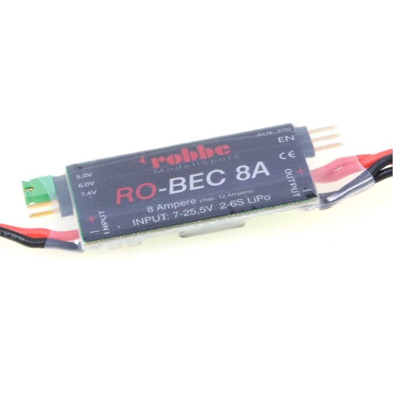Interruttore Ro-Bec 8A - 5/6/7,4V - Robbe