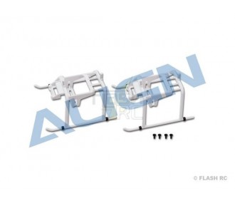 H15F001XXT - Train atterrissage blanc (2 pcs) - T-REX 150 Align