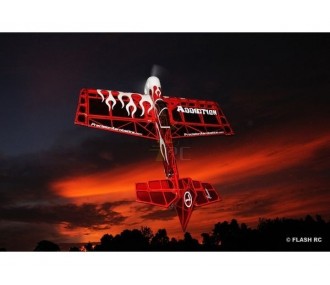 Avion Precision Aerobatics Addiction (V2) rouge ARF env.1.00m - avec LEDs