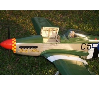 Aircraft VQ model P-51D Lady Alice 46 ARF approx.1,52m