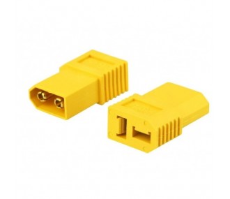Adapter Kurz Gelb XT60-D : XT60 Stecker Deans Buchse
