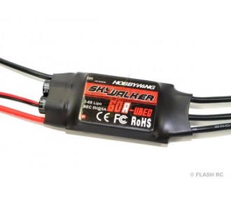 Controlador Brushless 2-6S 60A UBEC SKYWALKER HOBBYWING