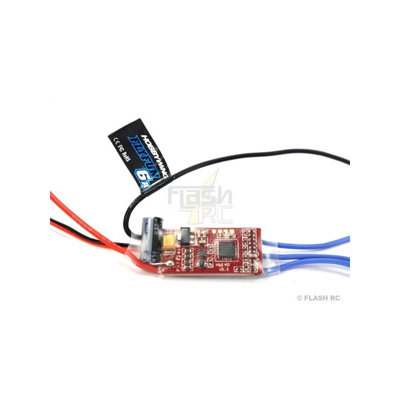 Brushless controller 2S 6A BEC FLYFUN V4 HOBBYWING